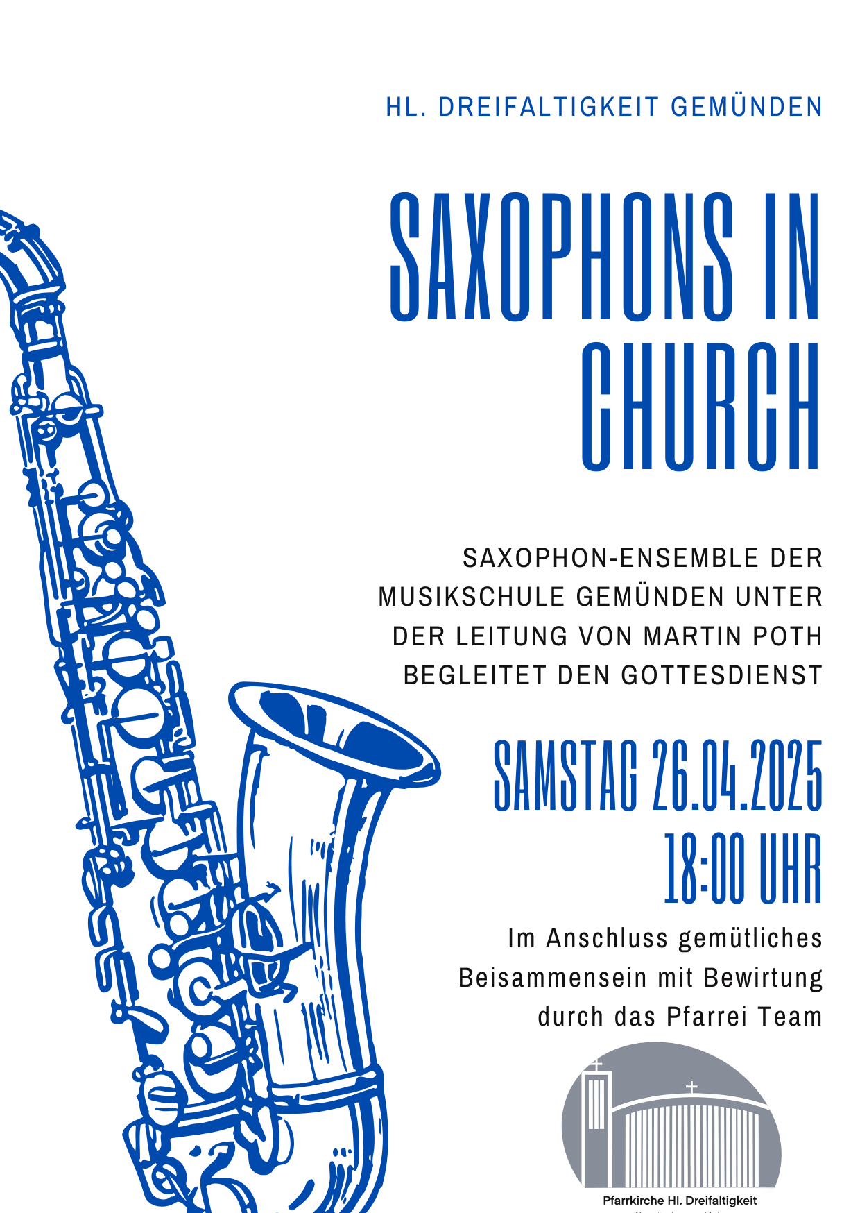 Saxophon_Gottesdienst Saxophon Ensemble
